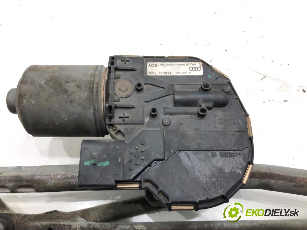 AUDI A8 D4 sedan 2011 258 kW 4.2 TDI quattro 4134 mechanismus stěračů přední část 4H1955119C (Motorek stěračů přední)