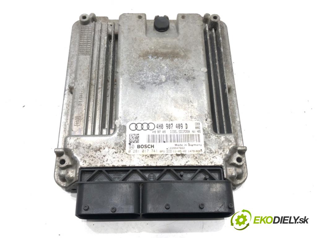 AUDI A8 D4 sedan 2011 258 kW 4.2 TDI quattro 4134 riadiaca jednotka Motor 4H0907409D 0281017741 (Riadiaca jednotka)
