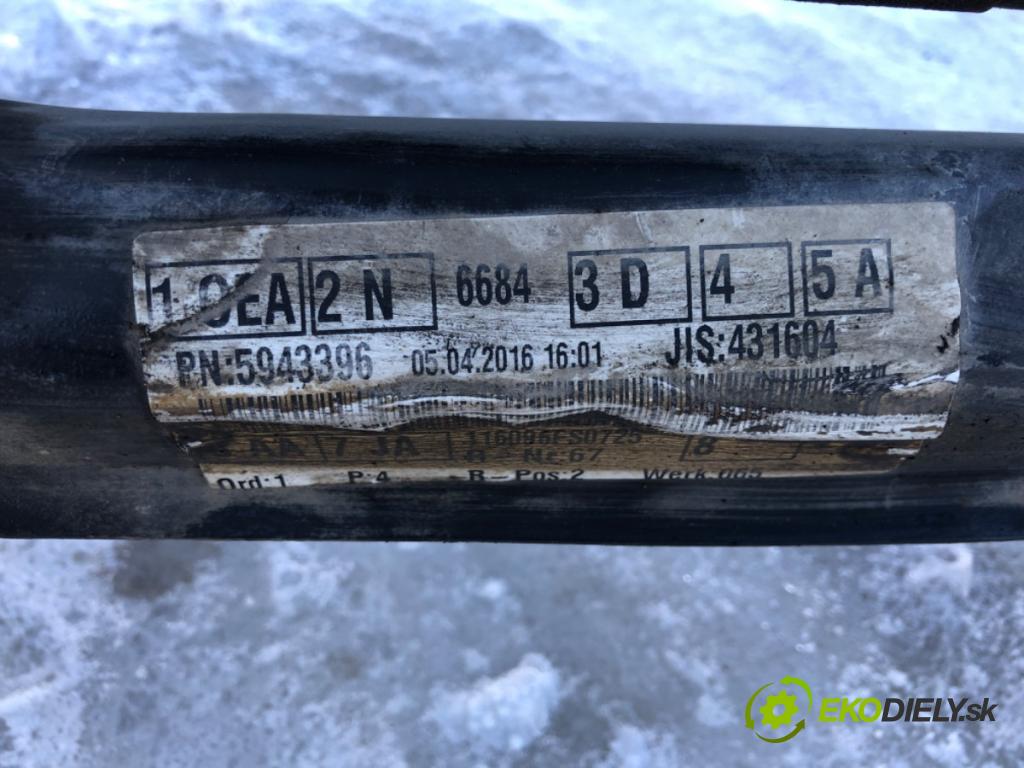 VW CARFTER 30 35 Autobus 2016 100 kW 2.0 TDI 1968 výztuha pod motor A9063302502 (Přední výztuha)