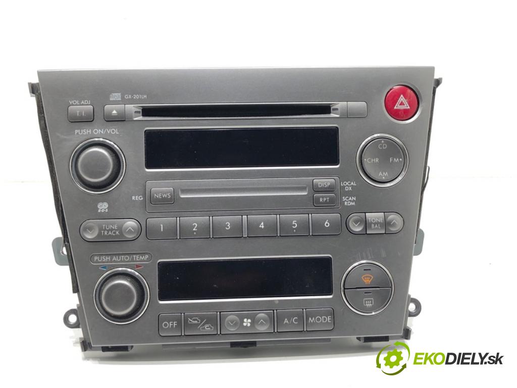 SUBARU LEGACY IV sedan 2006 121 kW 2.0 AWD (BL5) 1994 RADIO 86201AG430 (Audio zariadenie)