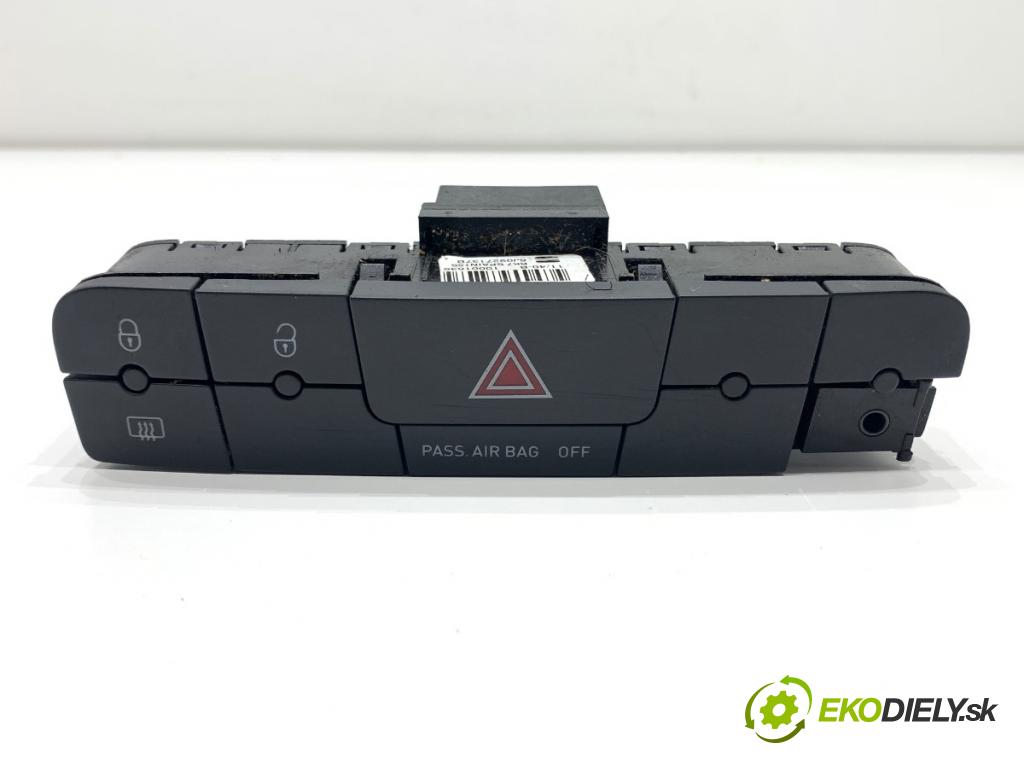 SEAT IBIZA IV liftback 2011 63 kW 1.4 1390 Spínač svetiel výstražných (núdzových) 6J0927137B (Prepínacie páčky pod volantom)