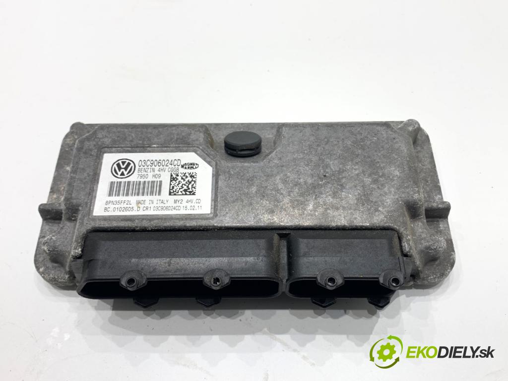 SEAT IBIZA IV liftback 2011 63 kW 1.4 1390 riadiaca jednotka Motor 03C906024CD (Riadiaca jednotka)