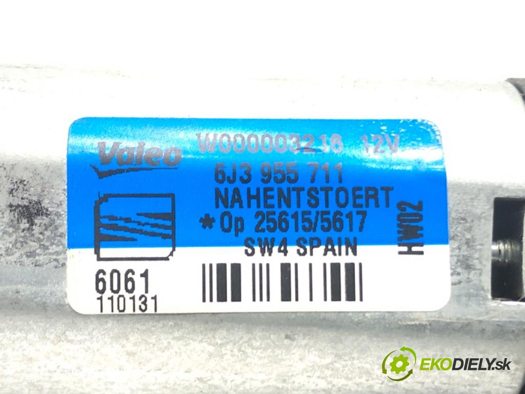 SEAT IBIZA IV liftback 2011 63 kW 1.4 1390 Motor stieračov zad 6J3955711