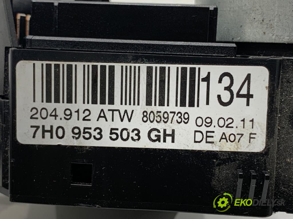 SEAT IBIZA IV liftback 2011 63 kW 1.4 1390 Prepínač kombinovaný 7H0953503GH (Prepínacie páčky pod volantom)