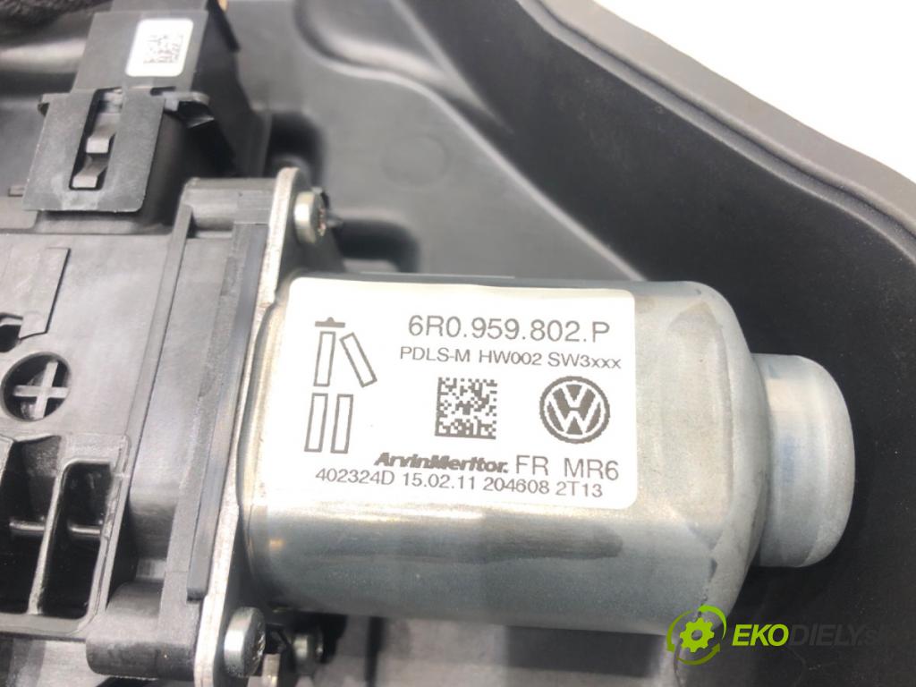 SEAT IBIZA IV liftback 2011 63 kW 1.4 1390 Mechanizmus okna pravy predný 6J4837402D 6R0959802P