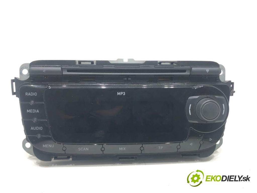SEAT IBIZA IV liftback 2011 63 kW 1.4 1390 RADIO 6J1035153G (Audio zariadenie)