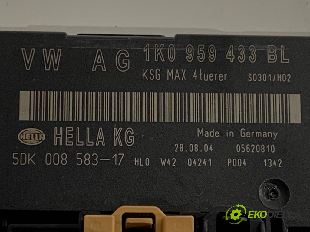 VW GOLF V liftback 2004 77 kW 1.9 TDI 1896 modul komfortu 1K0959433BL (Komfortní modul)