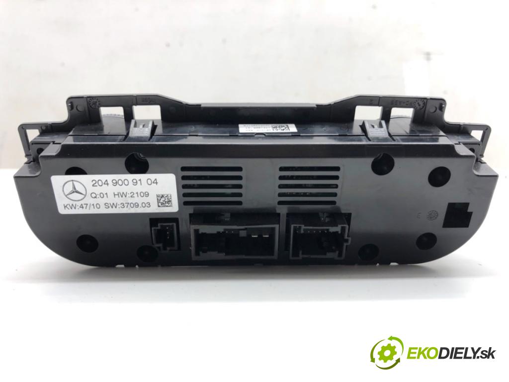 MERCEDES-BENZ X204 SUV 2010 125 kW 220 CDI (204.902) 2143 Panel ovládania kúrenia 2049009104 (Prepínacie páčky pod volantom)