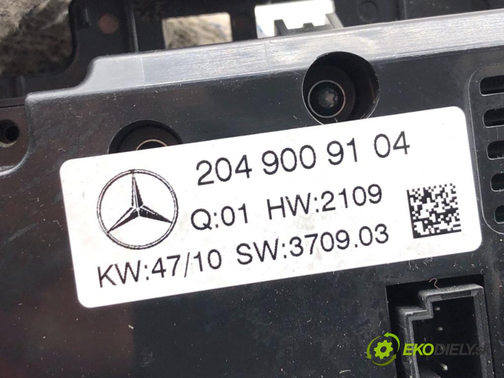 MERCEDES-BENZ X204 SUV 2010 125 kW 220 CDI (204.902) 2143 Panel ovládania kúrenia 2049009104 (Prepínacie páčky pod volantom)