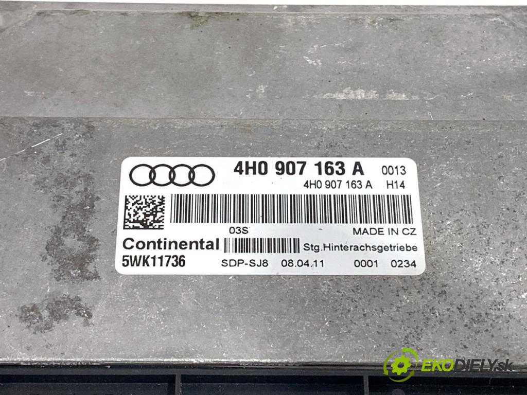 AUDI A8 D4 sedan 2011 258 kW 4.2 TDI quattro 4134 Riadiaca jednotka prevodovky 4H0907163A (Riadiaca jednotka prevodovky)