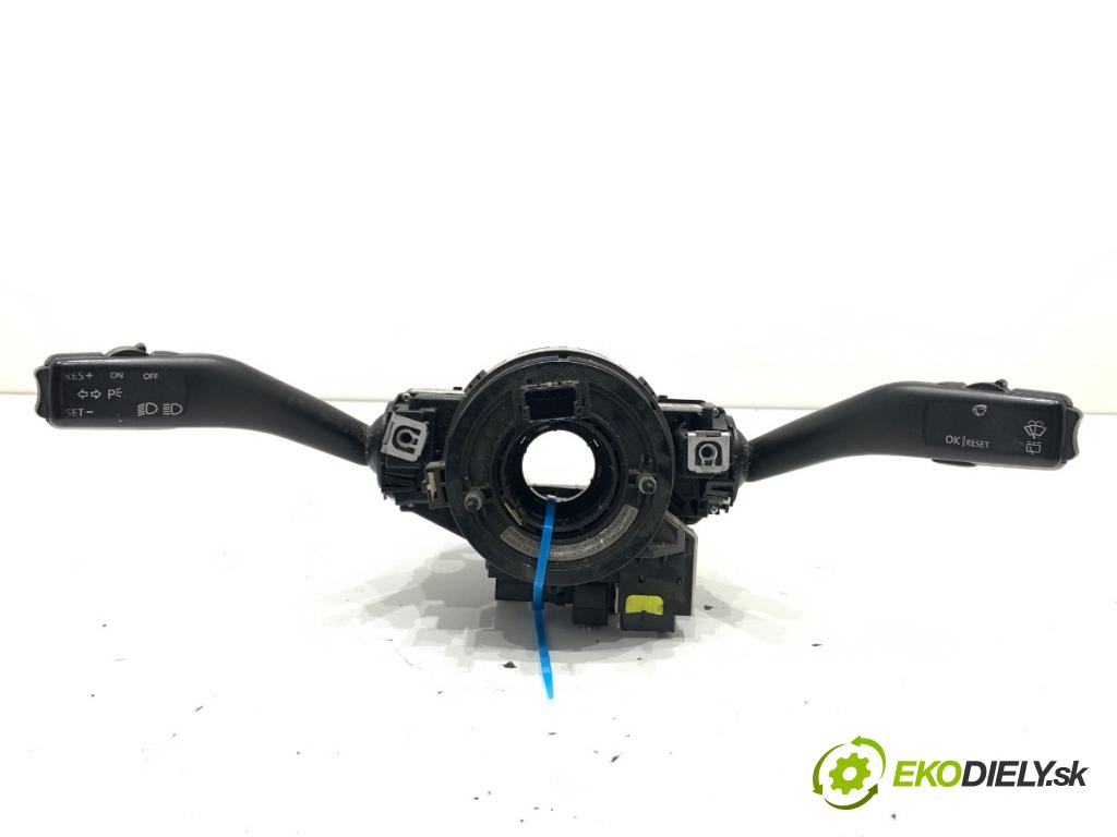 VW TOURAN nadwozie wielkoprzestrzenne (MPV) 2005 103 kW 2.0 TDI 1968 Prepínač kombinovaný 1K0959653C (Prepínacie páčky pod volantom)