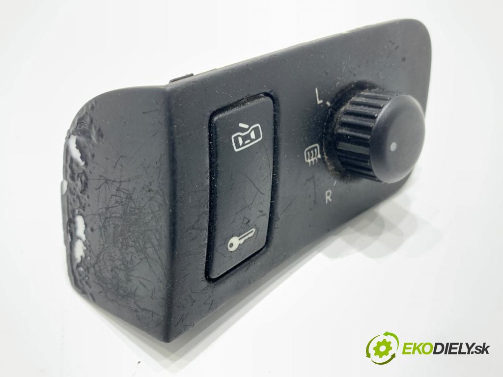 VW TOURAN nadwozie wielkoprzestrzenne (MPV) 2005 103 kW 2.0 TDI 1968 Prepínač nastavenia spätných zrkadiel 1T1959552 (Prepínacie páčky pod volantom)