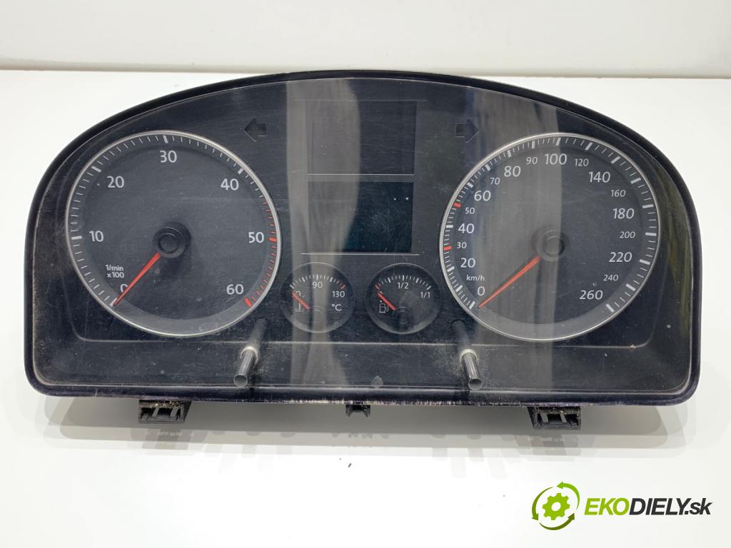 VW TOURAN nadwozie wielkoprzestrzenne (MPV) 2005 103 kW 2.0 TDI 1968 Prístrojovka 1T0920861A (Prístrojová doska)