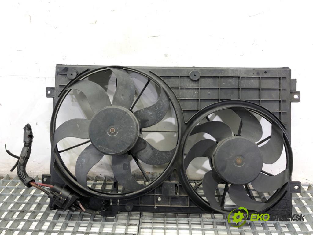 VW TOURAN nadwozie wielkoprzestrzenne (MPV) 2003 74 kW 1.9 TDI 1896 Ventilátor klimatizácie 1K0121207T (Ventilátor chladiča klimatizácie)