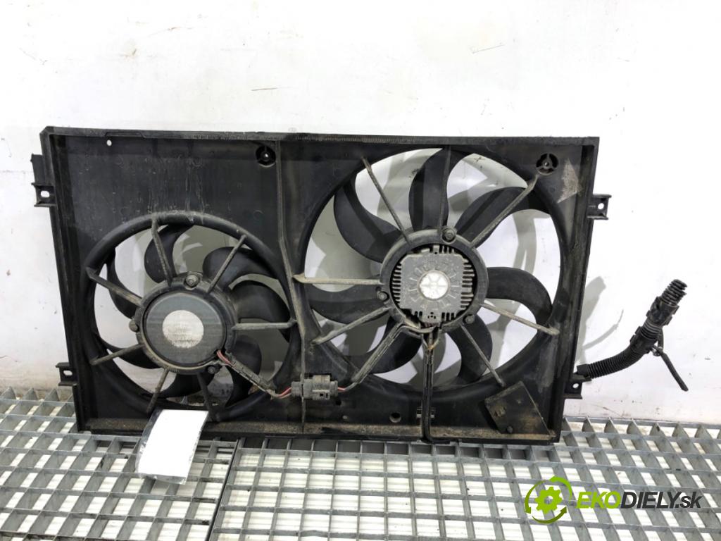 VW TOURAN nadwozie wielkoprzestrzenne (MPV) 2003 74 kW 1.9 TDI 1896 Ventilátor klimatizácie 1K0121207T (Ventilátor chladiča klimatizácie)
