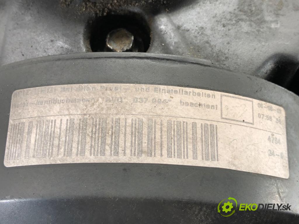 VW TOURAN nadwozie wielkoprzestrzenne (MPV) 2003 74 kW 1.9 TDI 1896 Motor AVQ (Motor)