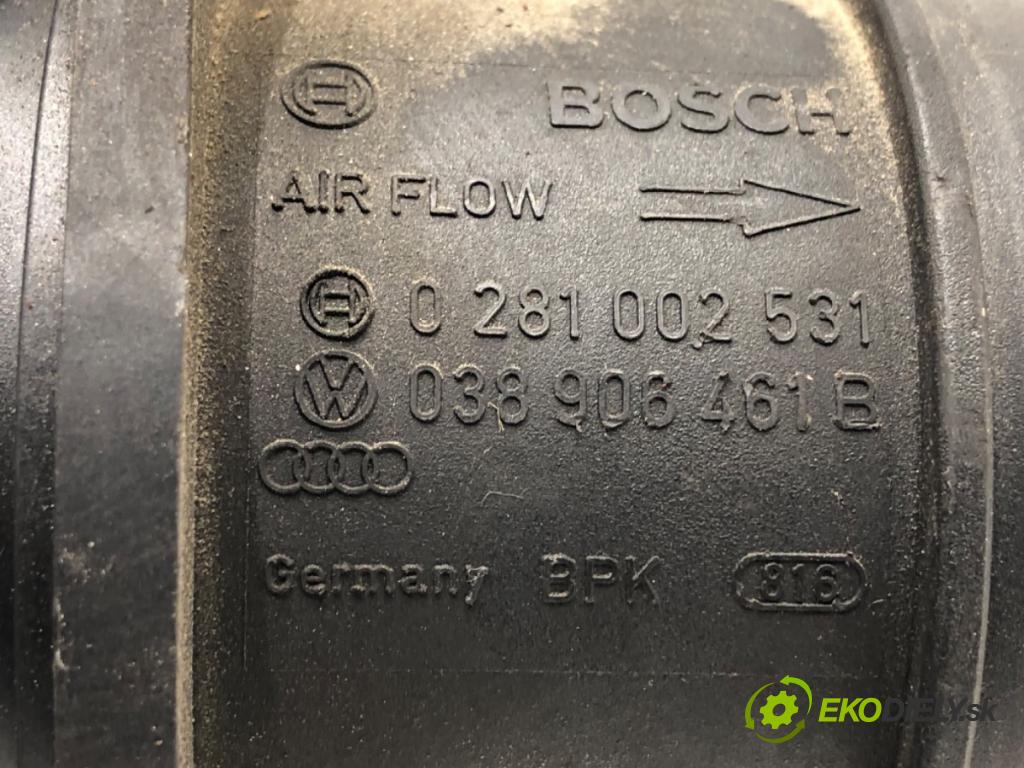 VW TOURAN nadwozie wielkoprzestrzenne (MPV) 2003 74 kW 1.9 TDI 1896 Váha vzduchu 038906461B 0281002531 (Váha vzduchu)