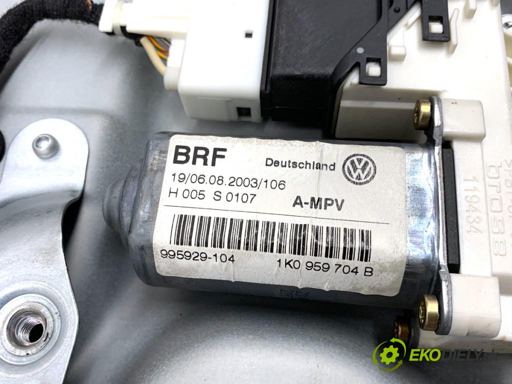VW TOURAN nadwozie wielkoprzestrzenne (MPV) 2003 74 kW 1.9 TDI 1896 Mechanizmus okna pravy zad 1K0959704B