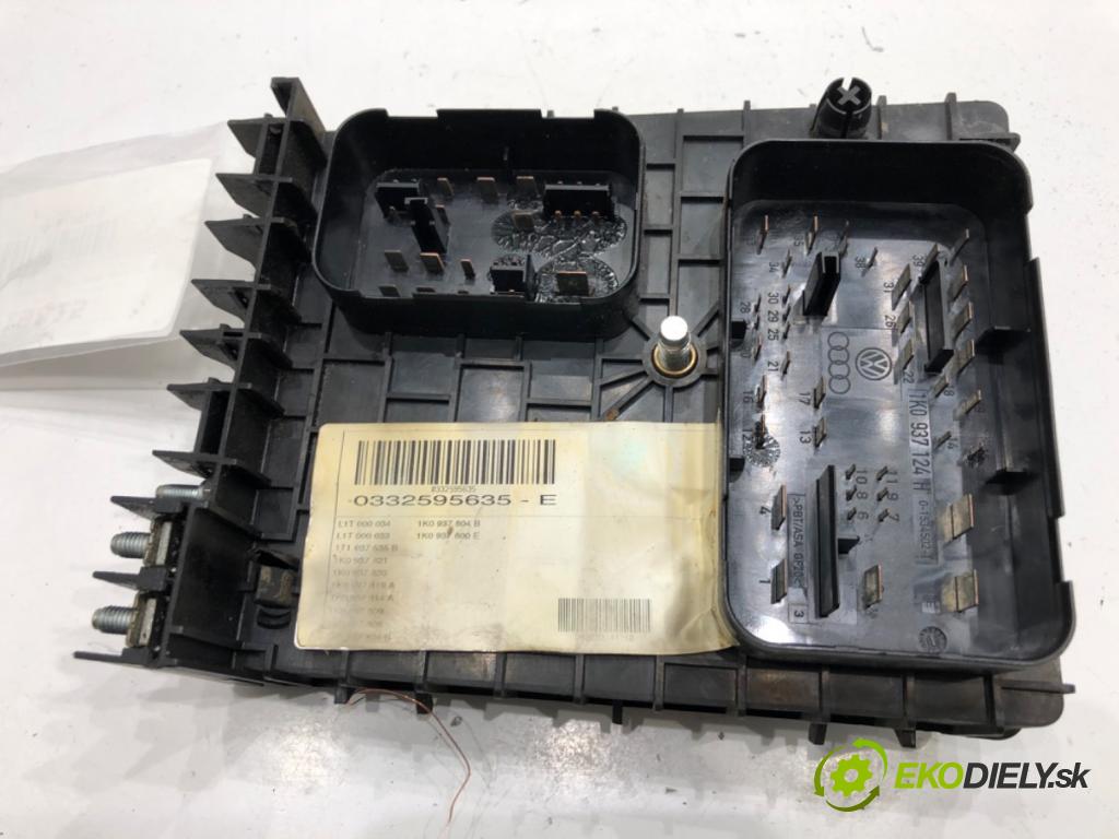 VW TOURAN nadwozie wielkoprzestrzenne (MPV) 2003 74 kW 1.9 TDI 1896 skříňka poistková 1K0937804B (Pojistková skříňka)