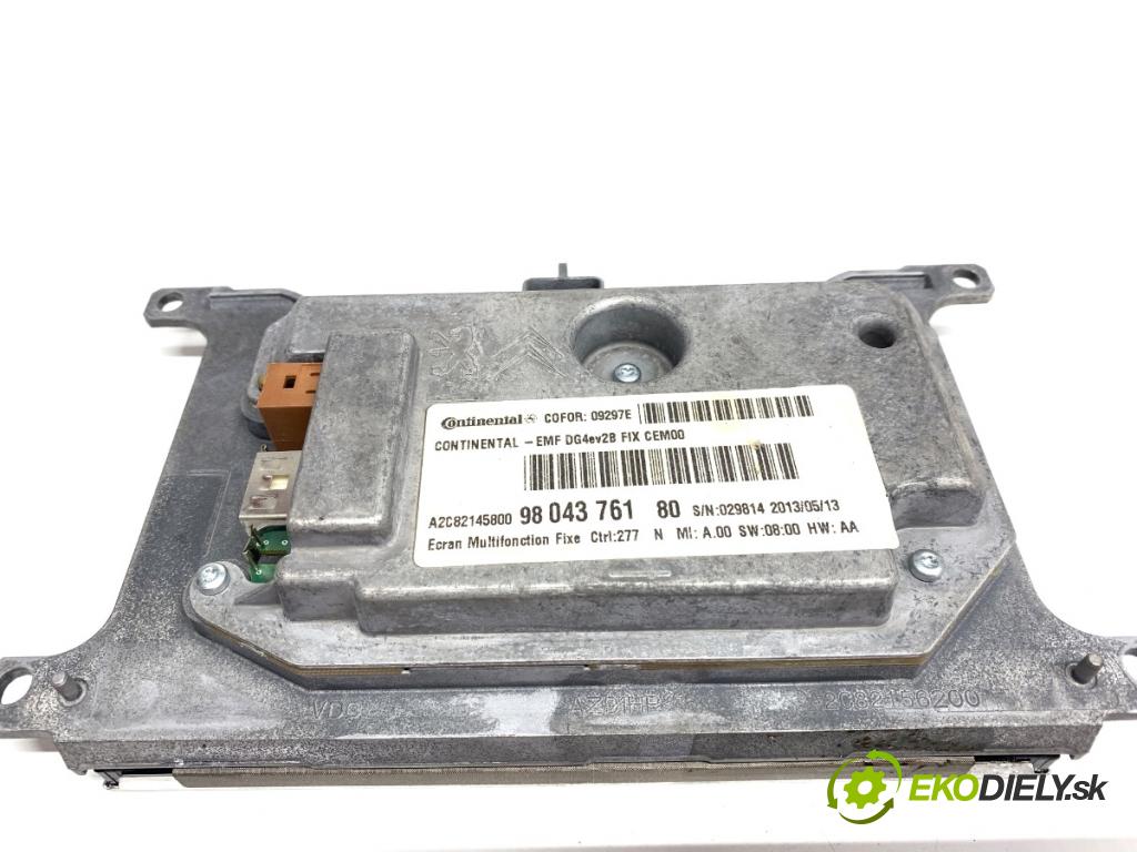 PEUGEOT 508 I sedan 2013 120 kW 2.0 HDi 1997 Dislpej 9804376180 (Prístrojová doska)