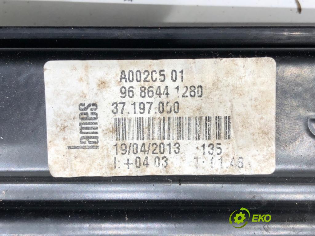 PEUGEOT 508 I sedan 2013 120 kW 2.0 HDi 1997 Mechanizmus okna pravy zad 9688808380