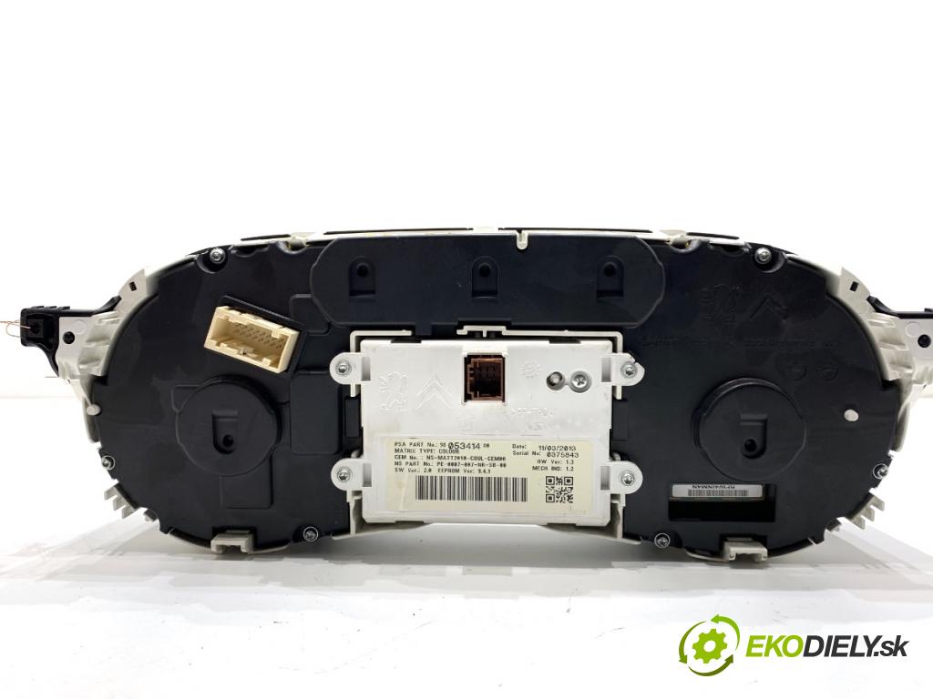 PEUGEOT 508 I sedan 2013 120 kW 2.0 HDi 1997 Prístrojovka 9805398180 (Prístrojová doska)