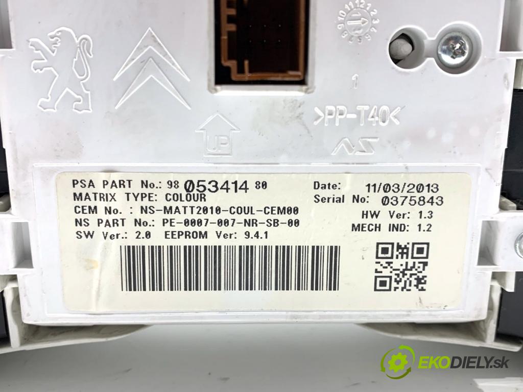 PEUGEOT 508 I sedan 2013 120 kW 2.0 HDi 1997 Prístrojovka 9805398180 (Prístrojová doska)