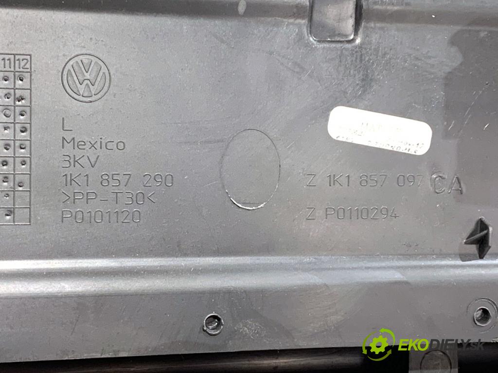 VW GOLF VI Kombi 2012 77 kW 1.6 TDI 1598 Priehradka, kastlík spolujazdca 1K1857289L (Priehradka (kastlík))