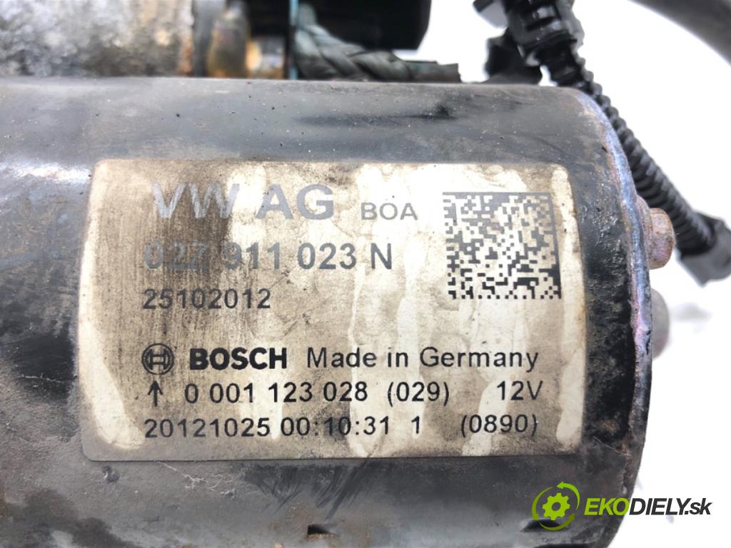 VW GOLF VI Kombi 2012 77 kW 1.6 TDI 1598 startér 02Z911023N (Startér)