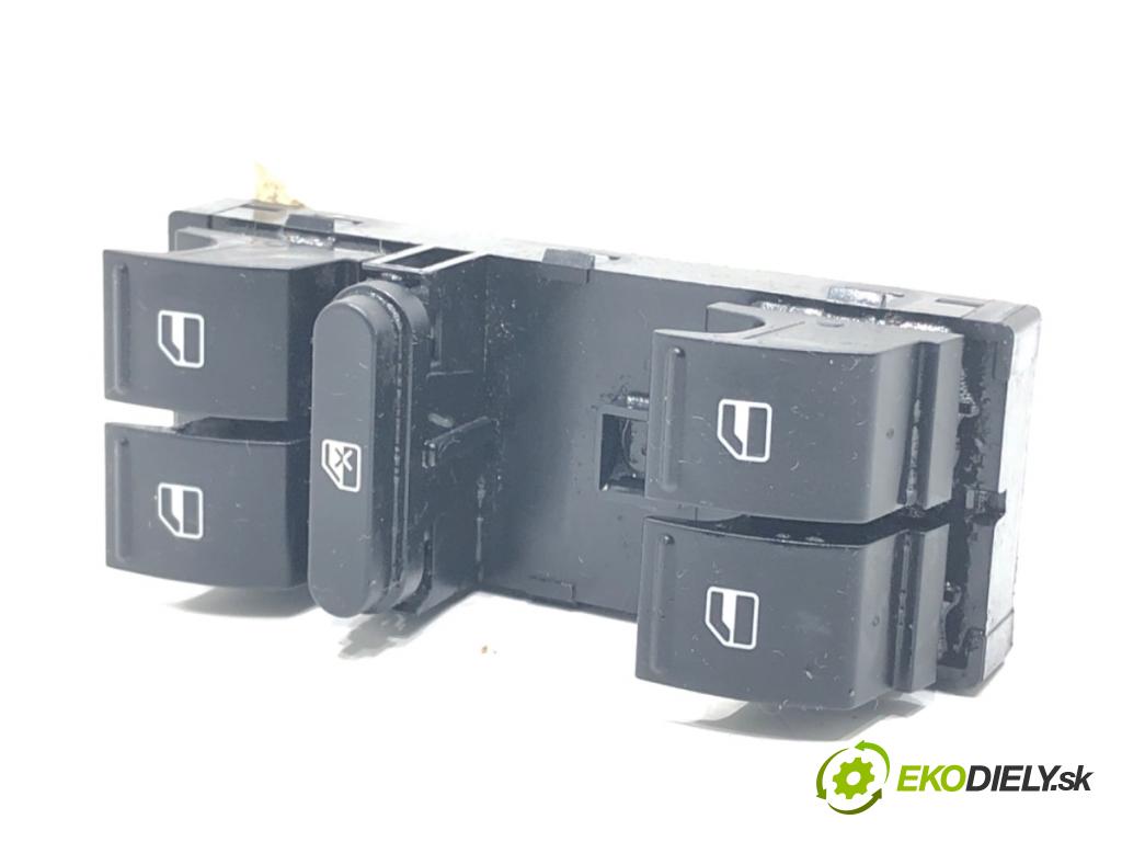 VW GOLF VI Kombi 2012 77 kW 1.6 TDI 1598 Prepínač okien 1K4959857B (Prepínacie páčky pod volantom)