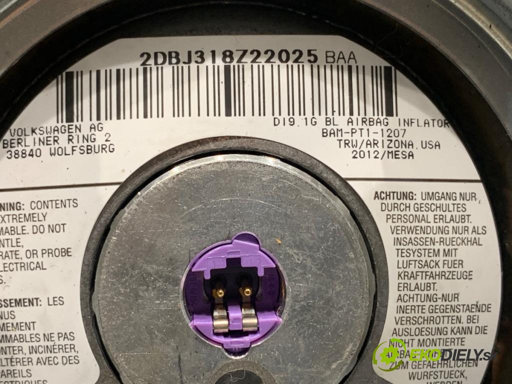 VW GOLF VI Kombi 2012 77 kW 1.6 TDI 1598 AirBag volantu 1KM880201D (Airbag)