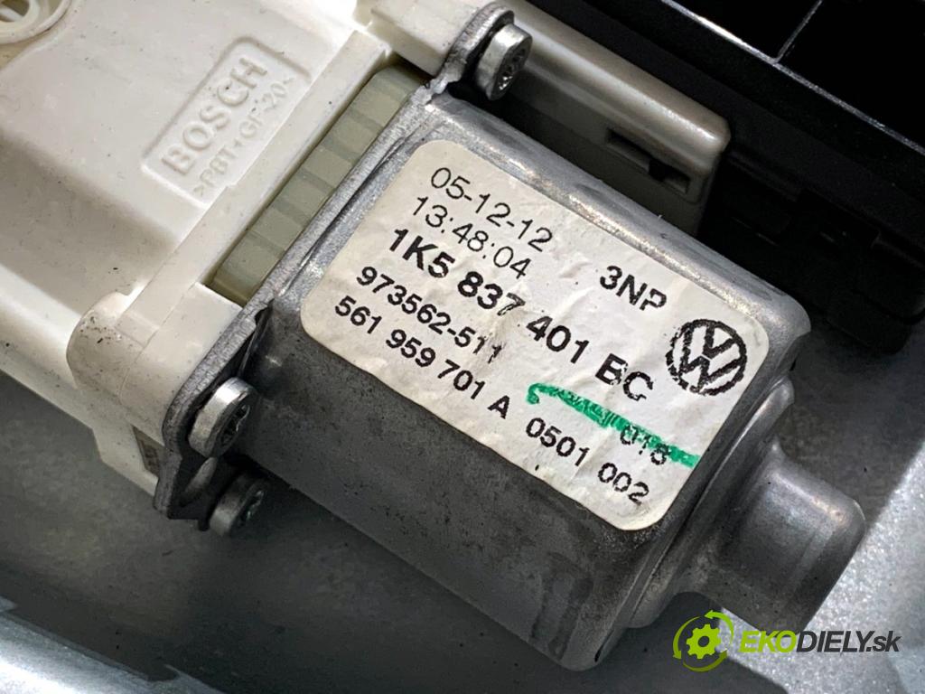 VW GOLF VI Kombi 2012 77 kW 1.6 TDI 1598 Mechanizmus okna ľavy predný 1K5837401BC 1K5837461B