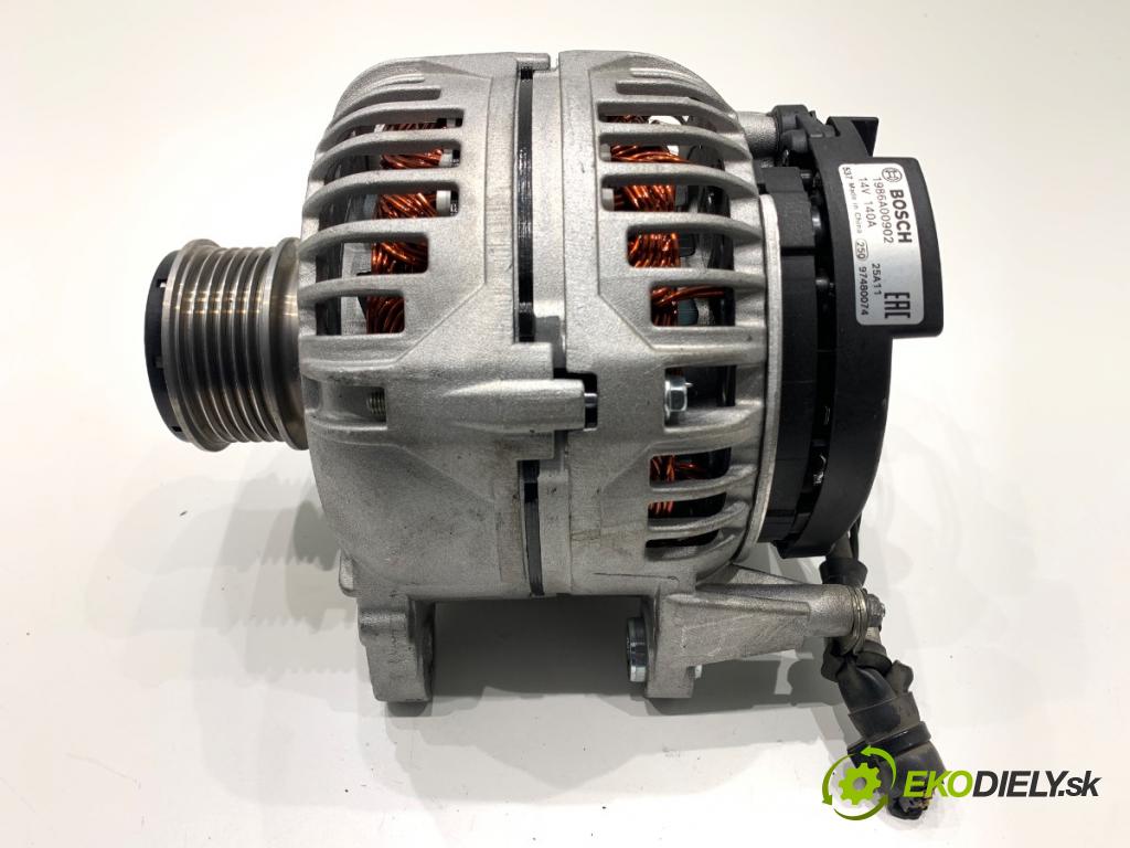 VW GOLF VI Kombi 2012 77 kW 1.6 TDI 1598 Alternátor 1986A00902 (Alternátor)