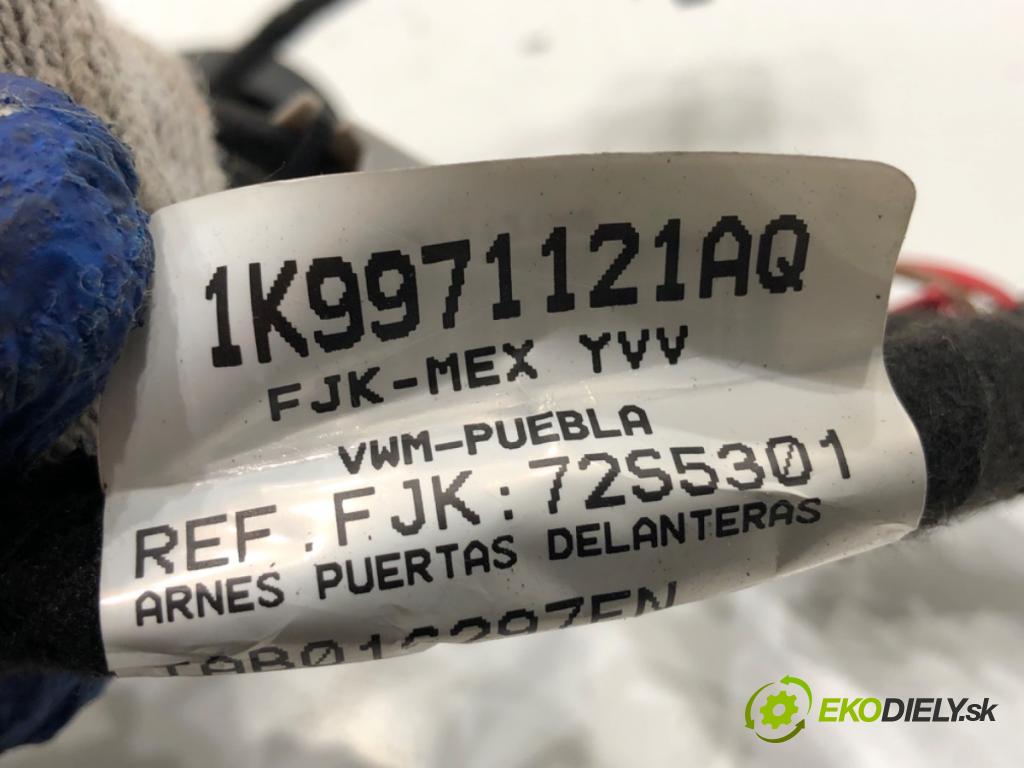 VW GOLF VI Kombi 2012 77 kW 1.6 TDI 1598 Káblovačka Dvere predný pravy 1K9971121AQ