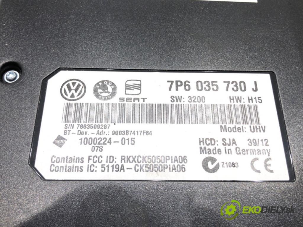 VW GOLF VI Kombi 2012 77 kW 1.6 TDI 1598 Modul BLUETOOTH 7P6035730J (Riadiaca jednotka ostatné)
