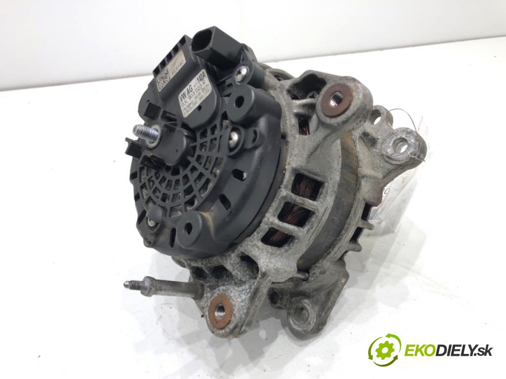 VW PASSAT B8 Kombi 2016 140 kW 2.0 TDI 1968 Alternátor 03L903023K (Alternátor)