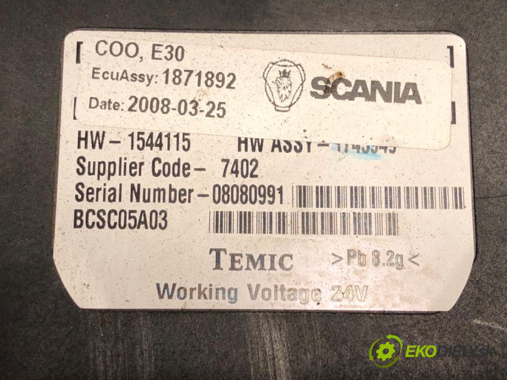 SCANIA P,G,R,T - series Ciągnik siodłowy 2008 279 kW R 380 279 kW [380 KM] olej napędowy 2004 - 2022 10600 riadiaca jednotka Motor 1871892 (Riadiaca jednotka)