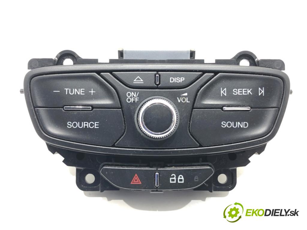 FORD TOURNEO nadwozie wielkoprzestrzenne (MPV) 2017 88 kW 1.5 TDCi 1499 Panel ovládania radia DT1T18K811JC (Prepínacie páčky pod volantom)