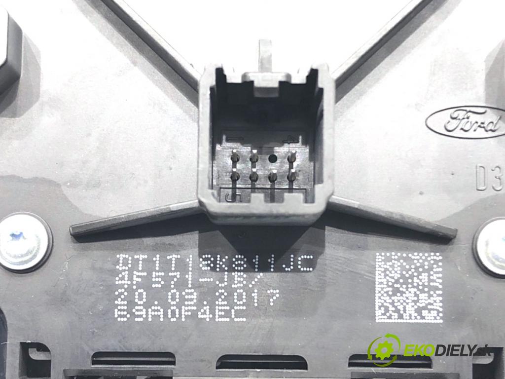 FORD TOURNEO nadwozie wielkoprzestrzenne (MPV) 2017 88 kW 1.5 TDCi 1499 Panel ovládania radia DT1T18K811JC (Prepínacie páčky pod volantom)