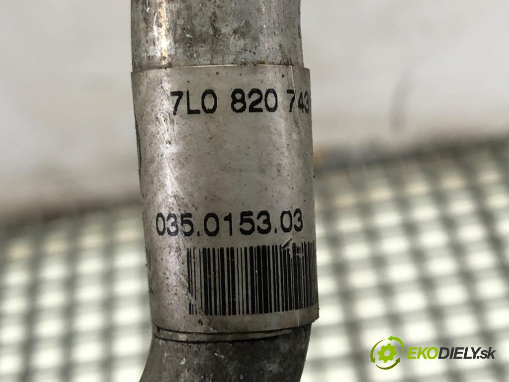 VW TOUAREG SUV 2004 128 kW 2.5 R5 TDI 2461 rúrka klimatizace 7L0820743F (Trubka klimatizace)