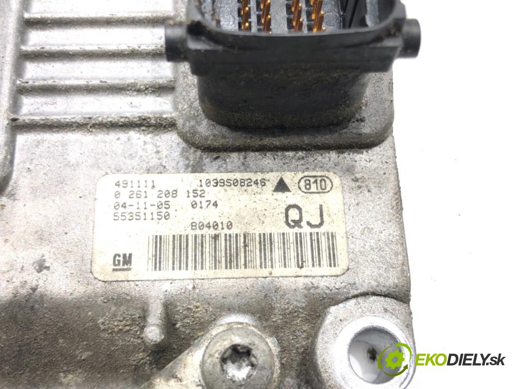 OPEL ASTRA H liftback 2005 125 kW 2.0 Turbo (L08) 1998 riadiaca jednotka Motor 55351150 (Riadiaca jednotka)