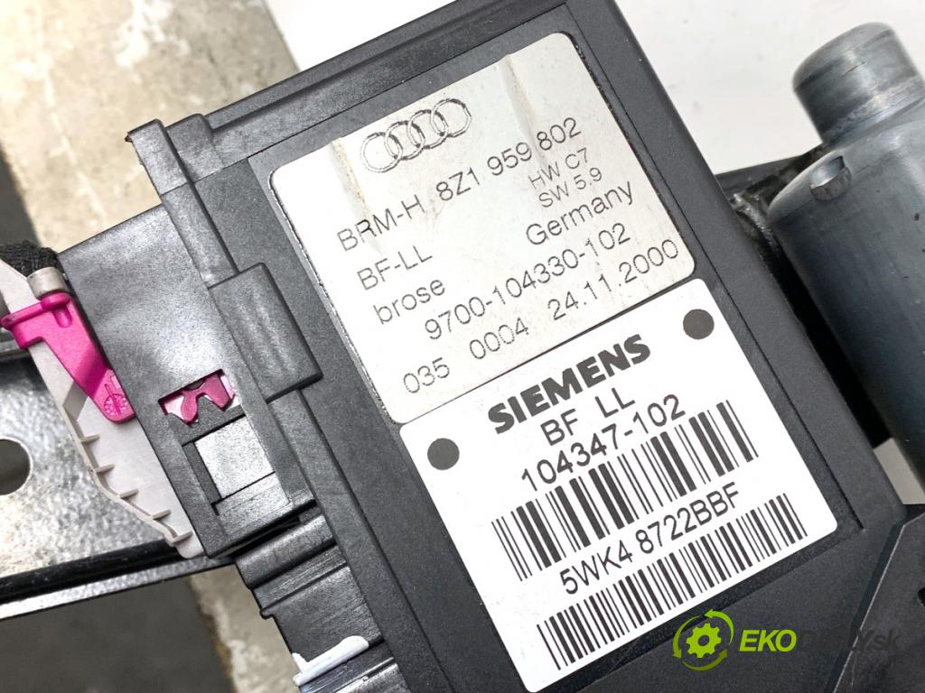 AUDI A2 liftback 2001 55 kW 1.4 1390 Mechanizmus okna pravy predný 8Z1959802