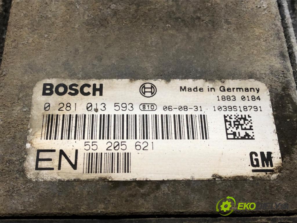 OPEL ZAFIRA B nadwozie wielkoprzestrzenne (MPV) 2006 74 kW 1.9 CDTI (M75) 1910 riadiaca jednotka Motor 55205621 (Riadiaca jednotka)