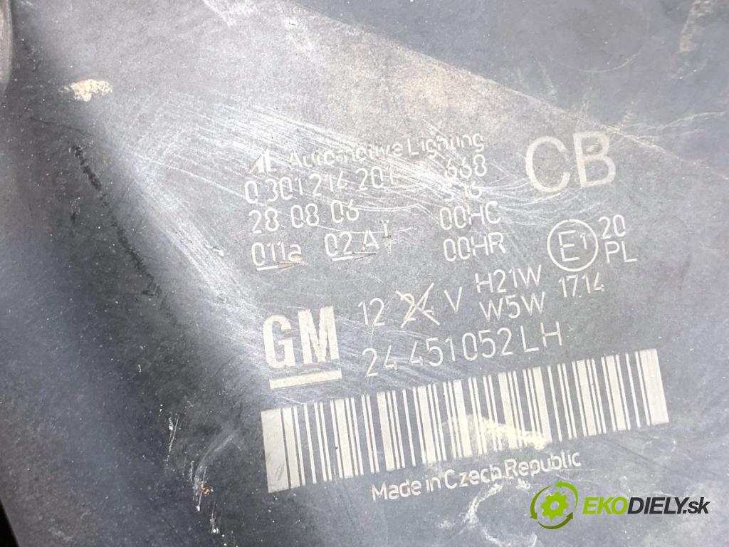 OPEL ZAFIRA B nadwozie wielkoprzestrzenne (MPV) 2006 74 kW 1.9 CDTI (M75) 1910 Svetlomet ľavy predný