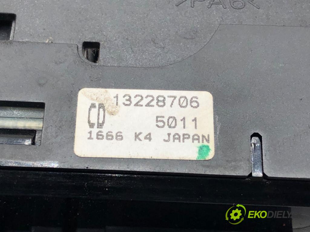 OPEL ZAFIRA B nadwozie wielkoprzestrzenne (MPV) 2006 74 kW 1.9 CDTI (M75) 1910 Prepínač okien 13228706 (Prepínacie páčky pod volantom)