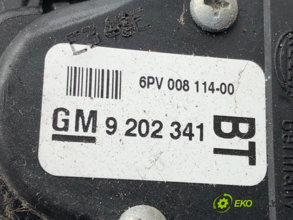 OPEL ZAFIRA B nadwozie wielkoprzestrzenne (MPV) 2006 74 kW 1.9 CDTI (M75) 1910 Potenciometer plynu 9202341 (Potenciometer plynového pedálu)