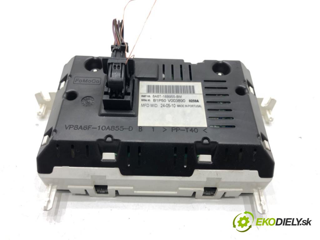 FORD FIESTA MK7 liftback 2010 55 kW 1.6 TDCi 1560 Dislpej 8A6T-18B955-BM (Prístrojová doska)