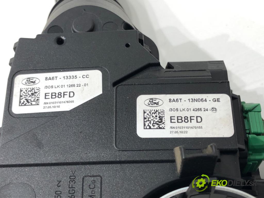 FORD FIESTA MK7 liftback 2010 55 kW 1.6 TDCi 1560 Prepínač kombinovaný 8A6T-13N064-GE (Prepínacie páčky pod volantom)