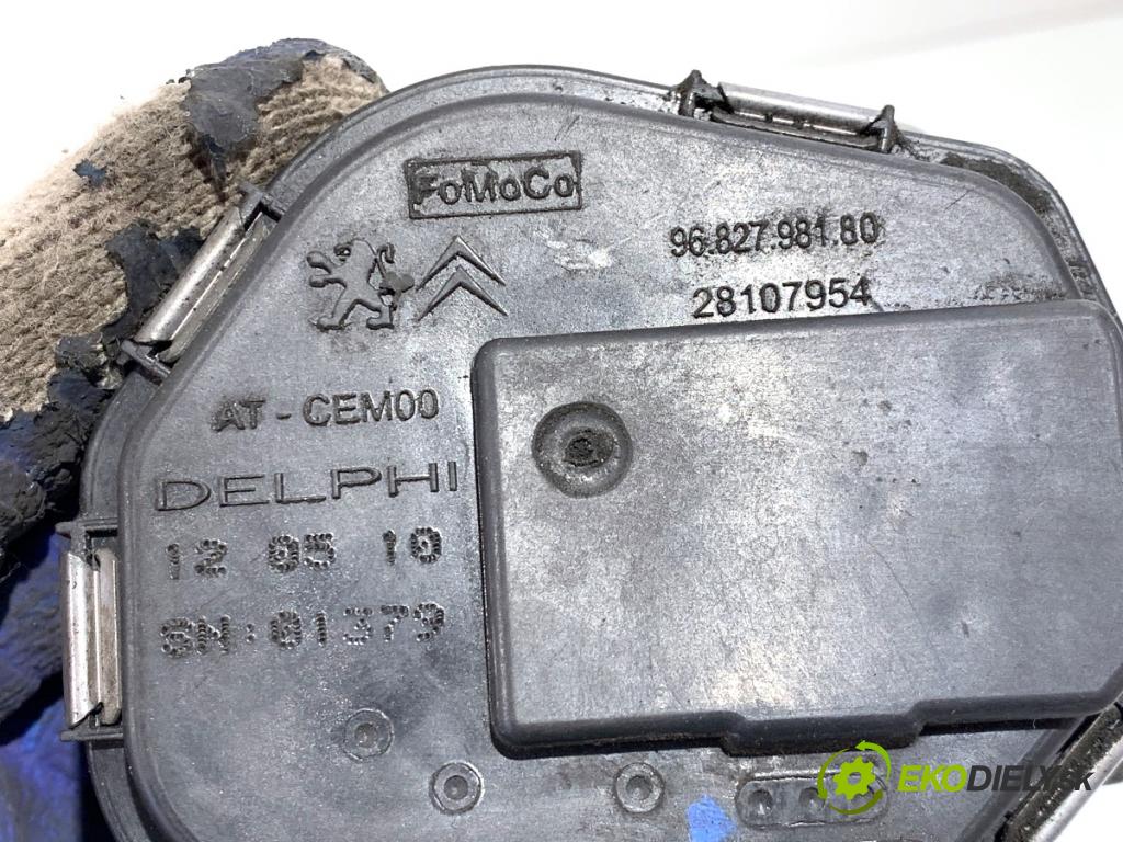 FORD FIESTA MK7 liftback 2010 55 kW 1.6 TDCi 1560 Škrtiaca klapka 9682798180 (Škrtiaca klapka)