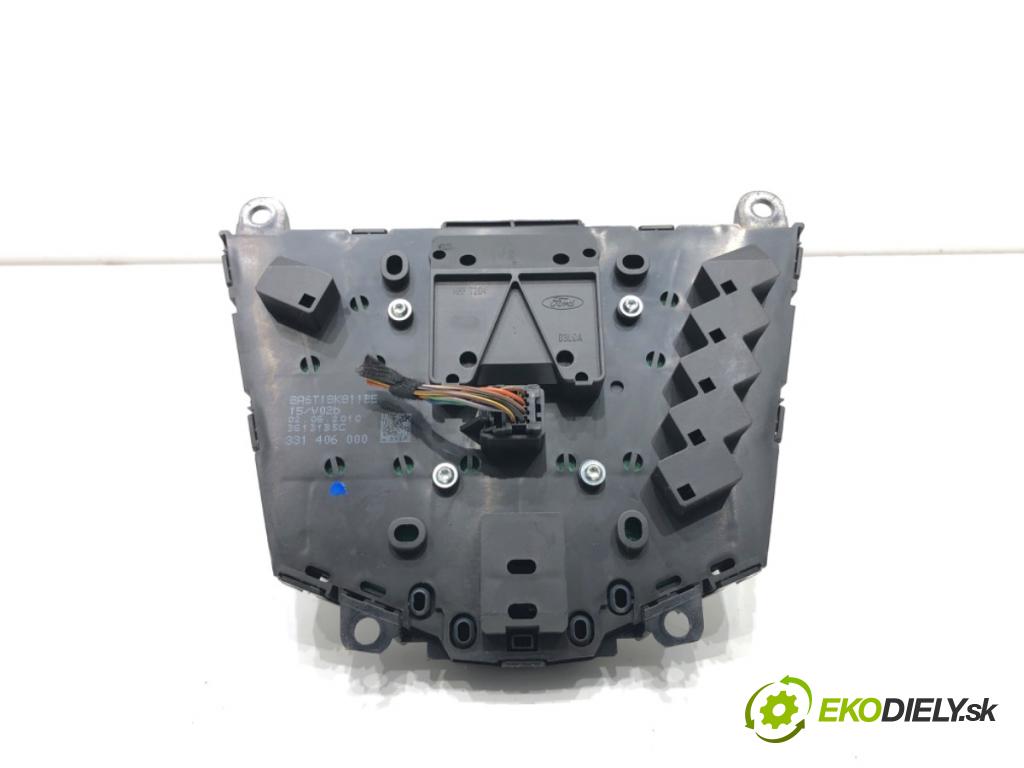 FORD FIESTA MK7 liftback 2010 55 kW 1.6 TDCi 1560 Panel ovládania radia 8A6T18K811BE (Prepínacie páčky pod volantom)